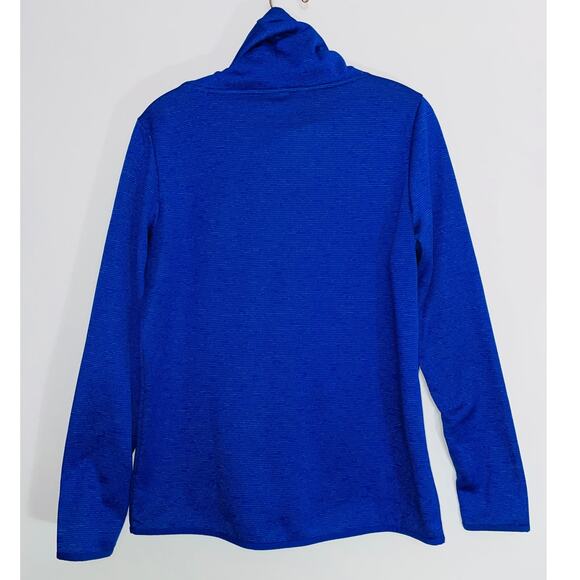 Under Armour Cold Gear Fleece Lined Hoodie - Women's Size M - In Blue Stripe - Picture 2 of 11